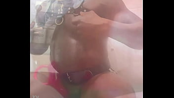 Oiled black butt prostate play Oiled black butt prostate play