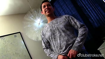 Tempting amateur straight guy with hairy chest masturbating his hard shaft Tempting amateur straight guy with hairy chest masturbating his hard shaft