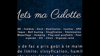 Met ma culotte 2 french hardcore audio femdom joi cei Met ma culotte 2 french hardcore audio femdom joi cei