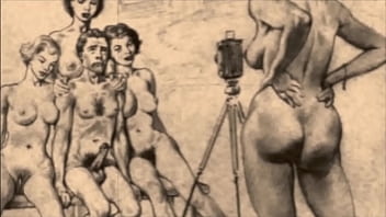 Retro erotic illustrations