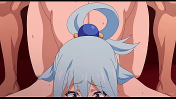 Aqua fucked by kazuma