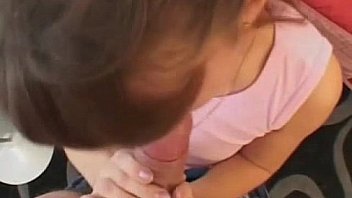 Amateur teen gf sucks and fucks with cum in mouth Amateur teen gf sucks and fucks with cum in mouth