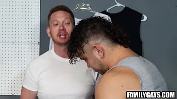Stepson tells stepdad his cock is too big Stepson tells stepdad his cock is too big