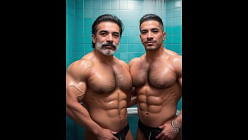 Eroticos hombres musculosos en la piscina en la ducha y en la playa Eroticos hombres musculosos en la piscina en la ducha y en la playa