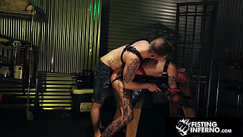Restrained sub riughly fucked by dom Restrained sub riughly fucked by dom