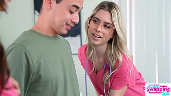 Rissa may & jill kassidy play doctor to help extract backed up cum from stepbro's full balls Rissa may & jill kassidy play doctor to help extract backed up cum from stepbro's full balls