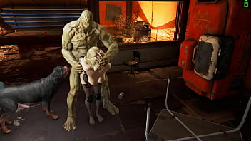 Fallout 4 blond babe takes mutant cock Fallout 4 blond babe takes mutant cock
