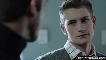 Gay step brothers compete for virgin boy's ass