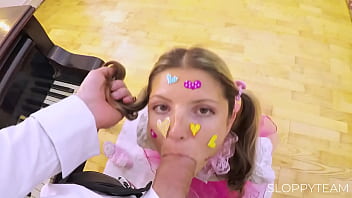 Petite ballet dancer ⋆。‧ ̊ ɞ ̊。⋆ student with tutu ̊ punished by her teacher bondage bdsm️