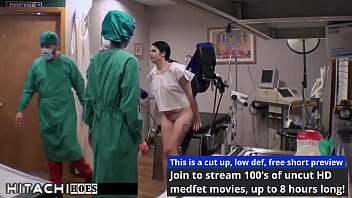 Freshman gets mandatory hitachi orgasm from nurse destiny doa