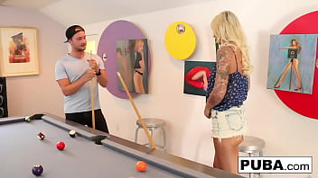 Blonde babe gets banged hard Blonde babe gets banged hard