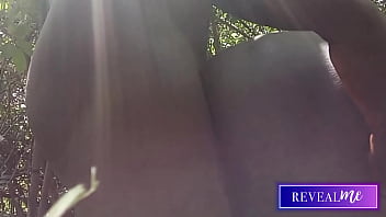 Revealme black gay couple forest wild cock stroking & anal adventure