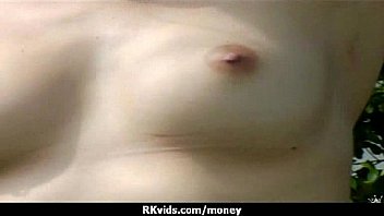 Desperate teen naked in public and fucks to pay rent 5