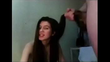 Sexy teen hairjob and cum in hair long hair hair 1 Sexy teen hairjob and cum in hair long hair hair 1