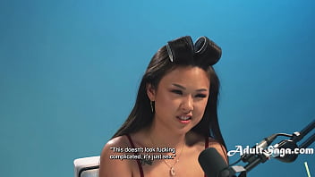 Asian pornstar interview & solo scene Asian pornstar interview & solo scene