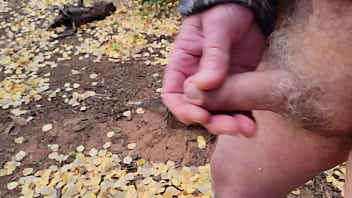 I jerk my cock and cum in the woods 1027 1 I jerk my cock and cum in the woods 1027 1