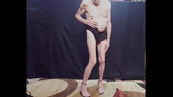 Busy bottom naked in new lingerie Busy bottom naked in new lingerie