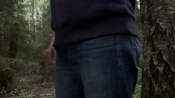 Chubby in woods Chubby in woods