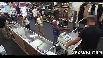 Daring woman has sex in shop Daring woman has sex in shop