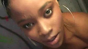 I sneak black bj as i fuck husband thrue gloryhole 23