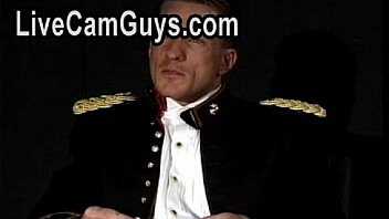 Men in uniform deep throating Men in uniform deep throating