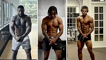 Three hot man three muscle man three black man they are cool and dance really well Three hot man three muscle man three black man they are cool and dance really well