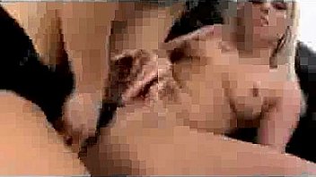 2 blond strap on fuck