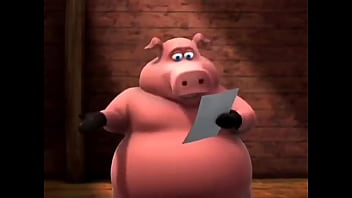 Cerdo bien gordo arruina el momento de más suspenso