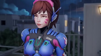 Dva fucked by black cock Dva fucked by black cock