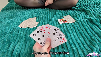 Lost at strip cards russian teenagers have sex for the first time dirty talk Lost at strip cards russian teenagers have sex for the first time dirty talk