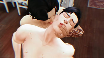 Sims 4 hombres disfrutando de una buena follada
