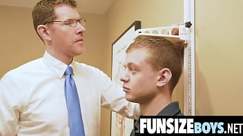 Biggest dick doctor stuffs twink teenie's smooth warm
