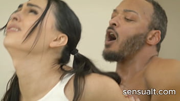 Big tit teen ts black haired slut seduces her step dad for deep ass fucking
