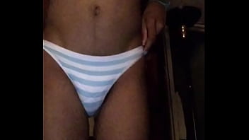 Showing off my girl cock panties fall off Showing off my girl cock panties fall off