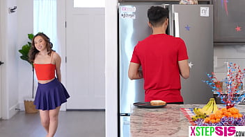 Big ass asian stepsis went crazy on the 4th of july with her stepbro Big ass asian stepsis went crazy on the 4th of july with her stepbro