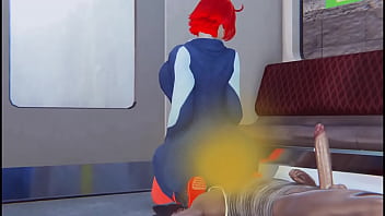 Arezu farts & lets loose on the train ride home Arezu farts & lets loose on the train ride home