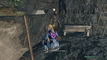 Skyrim making hawt sexy screenshots n stuff behind the scenes