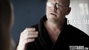 Horny mature boss rails petite latina teen baby sitter with his fat cock