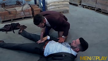 Warehouse anal with classy businessmen Warehouse anal with classy businessmen