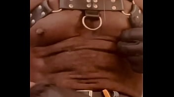 Part 1 leather harness bbc titplay and sex toy session Part 1 leather harness bbc titplay and sex toy session