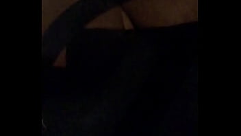 Bbw riding around again at night with my tits out