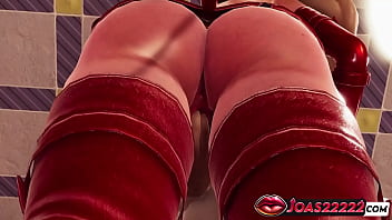 Rule34 halloween devil girl helen’s tits play & pussy licking action in honey select 2