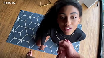 Petite teen latina pov blowjob after photoshoot