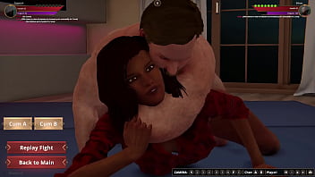 Teyonah and ethan have a sex battle in nf3d Teyonah and ethan have a sex battle in nf3d