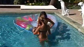 Poolside lesbians