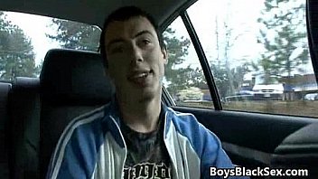 Black gay dude get his big dick sucked by white twink 04 Black gay dude get his big dick sucked by white twink 04