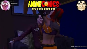 El joker y harley quinn de stripper