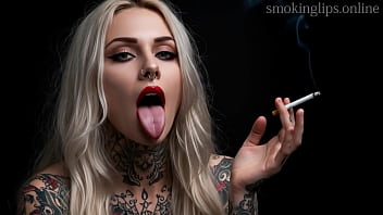 Smoking fetish ai movie red lipstick Smoking fetish ai movie red lipstick