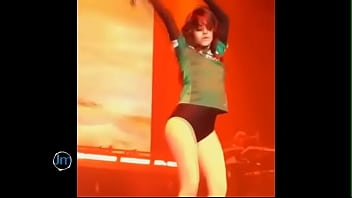 Famous woman with the big ass showing off