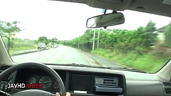 Seductive asian star shares roadside pleasure in steamy jav scene